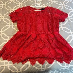 Lane Bryant Crochet Top